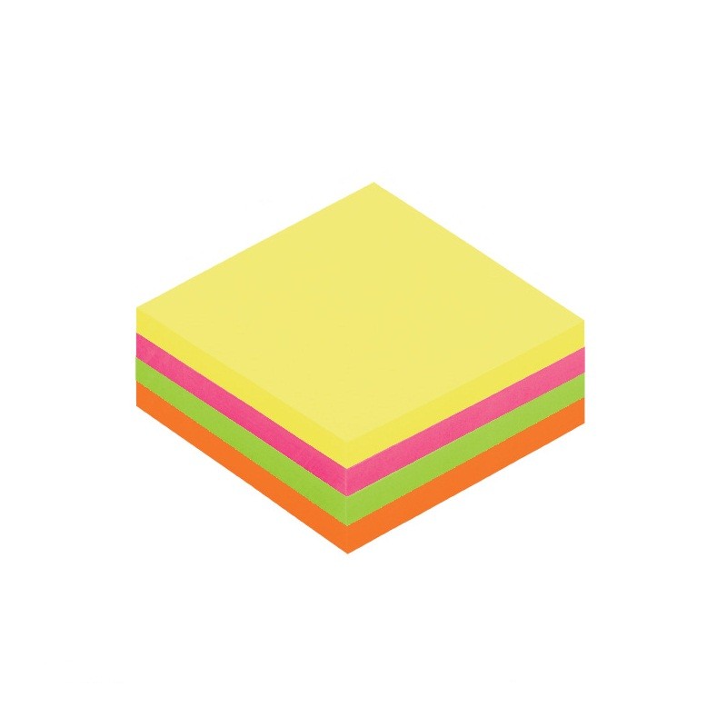 Set 300 notite autoadezive 3A, culoare mixta, 75x75 mm, Ark - imagine 3